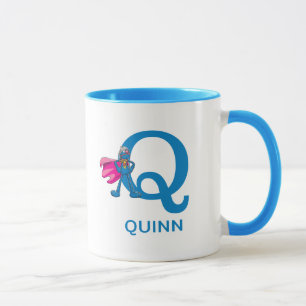 Super Grover Add Your Name & Monogram Q Mug