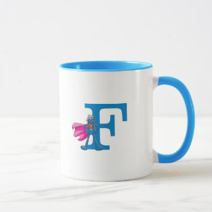 Super Grover Monogram F Mug