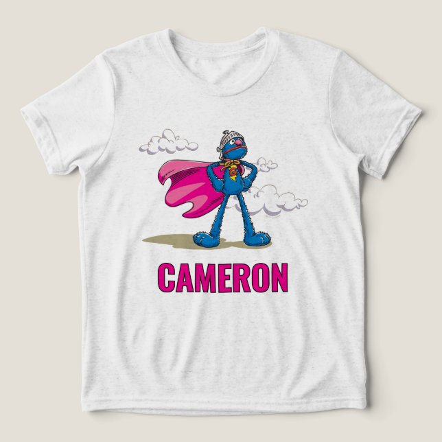 Super Grover Tri-Blend Shirt (Design Front)