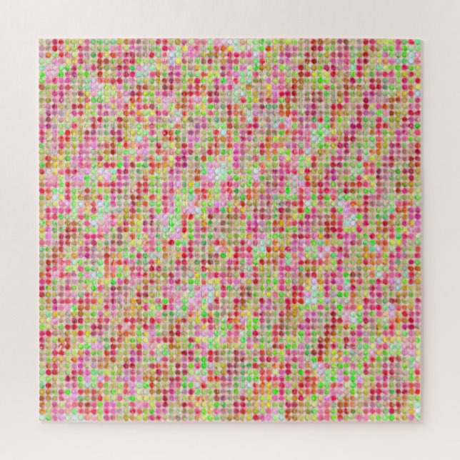 Super Hard Colorful Dots Jigsaw Puzzle (Vertical)