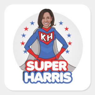 SUPER HARRIS SQUARE STICKER