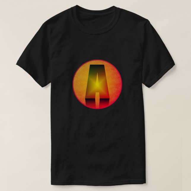 Super Hero "A" Insignia T-Shirt (Design Front)