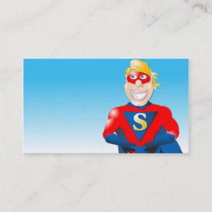 Super Hero Business Card- Horizontal2 Card