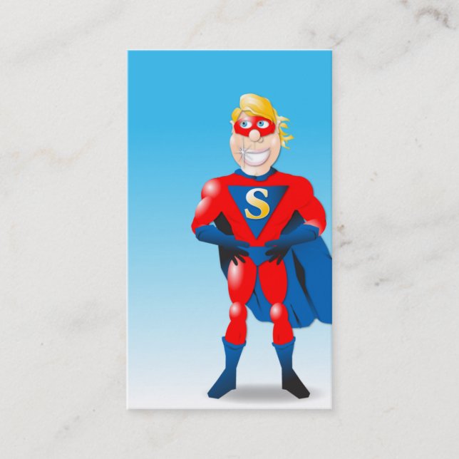 Super Hero Business Card Shell (Front)