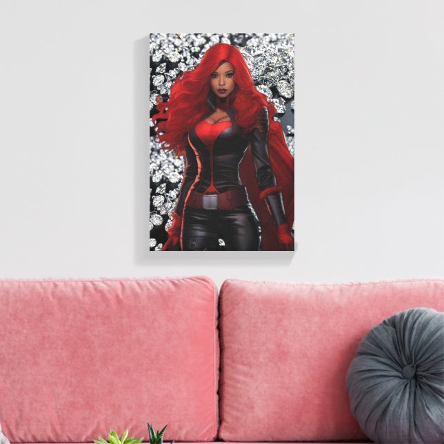 Super Hero Canvas Print (Insitu(LivingRoom))