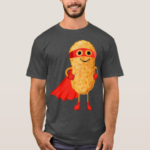 Super Hero Chicken Nuggets Funny Nugget Man Gift F T-Shirt