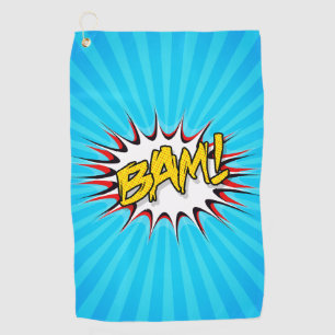 Super Hero Classic Bam! Action Bubble Golf Towel