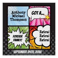 Super Hero Comic Book Adoption, Family Gift