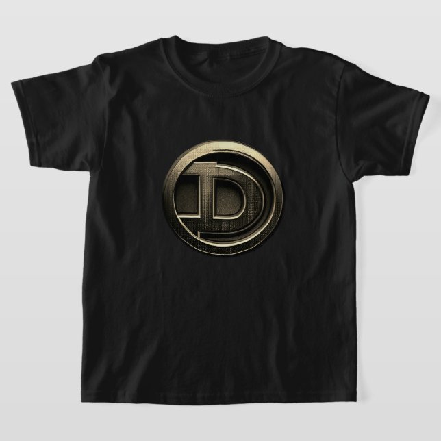 Super Hero "D" Insignia T-Shirt (Laydown)