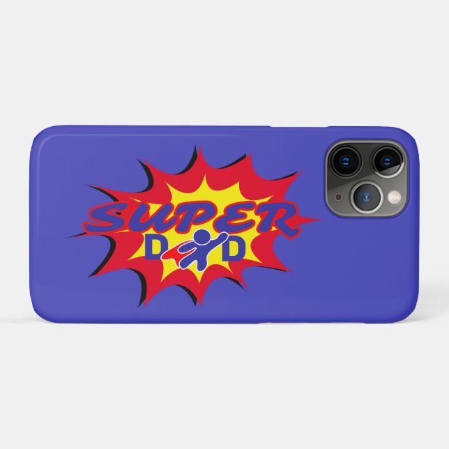 Super Hero Dad Comic Book Father's Day  Case-Mate iPhone Case (Back (Horizontal))