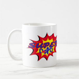 Super Hero Dad Comic Book Father's Day  Coffee Mug