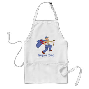 Super Hero Dad Standard Apron