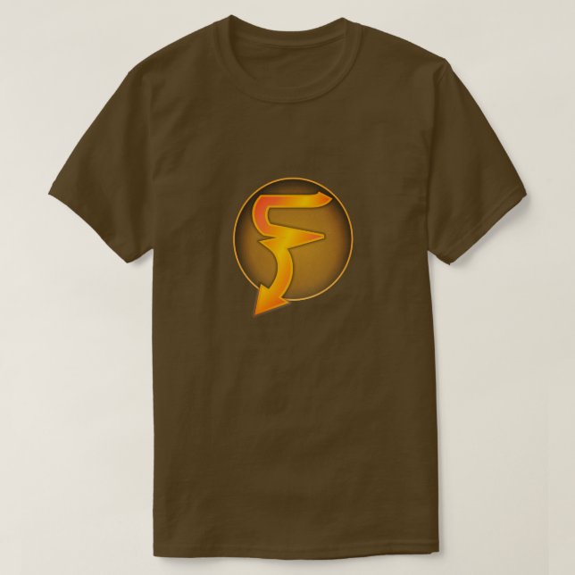 Super Hero "F" Insignia T-Shirt (Design Front)