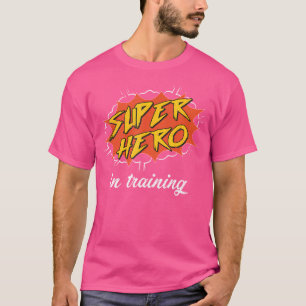 Super Hero In Training Policeman Fireman Emt Nurse T-Shirt