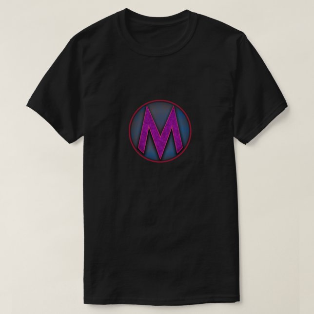 Super Hero "M" Insignia T-Shirt (Design Front)