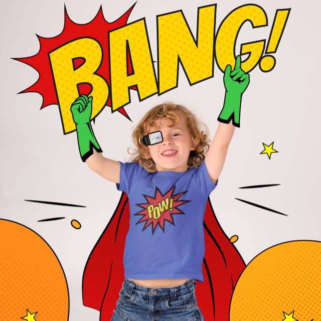Super Hero Pow T-Shirt (Creator Uploaded)