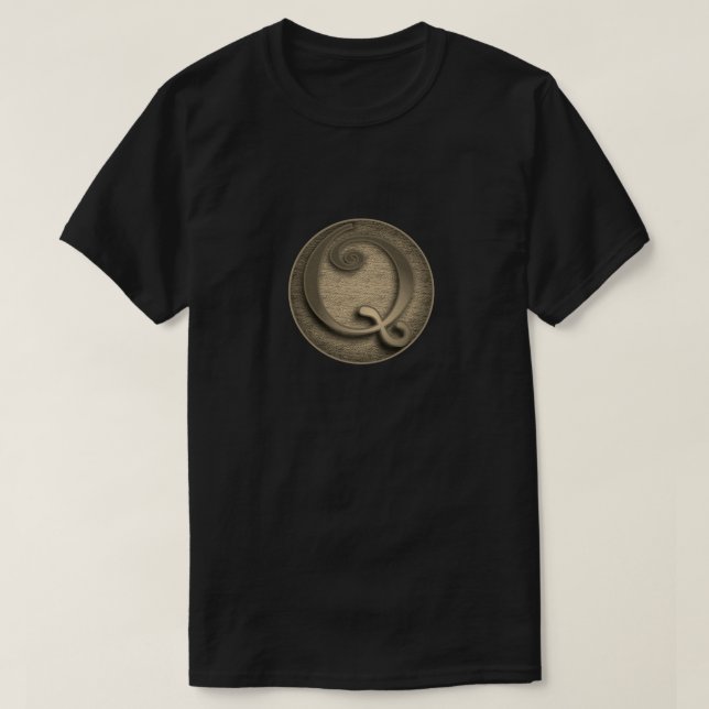 Super Hero "Q" Insignia T-Shirt (Design Front)