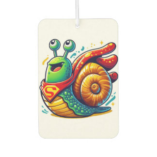 Super hero Snail Air Freshener 