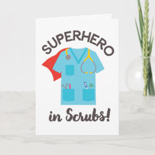 Super Hero Thank You Cards for Doctors and Nurses