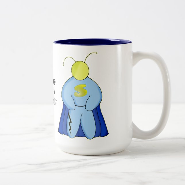 Super Hero Two-Tone Coffee Mug (Right)