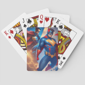 Super hero with new Super hero Playing Cards