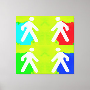 Super heroes canvas print