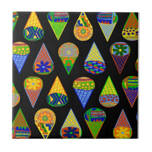 Super Heroes Ice Cream Cones Tile