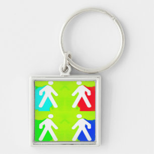 Super heroes key ring