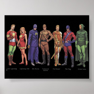 SUPER HEROES  POSTER