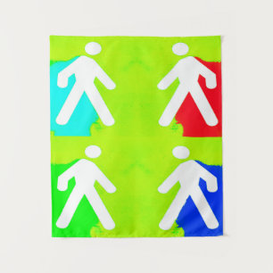 Super heroes tapestry