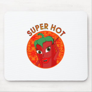 Super Hot Pepper Diva Mouse Mat