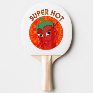 Super Hot Pepper Diva Ping Pong Paddle