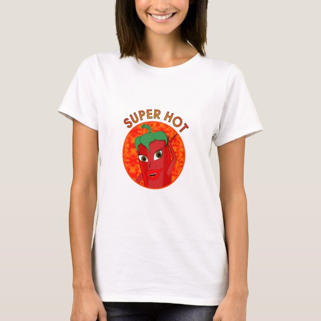 Super Hot Pepper Diva T-Shirt (Front)