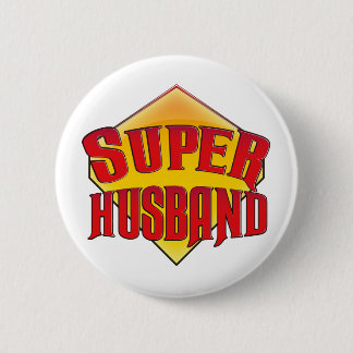 Super Husband 6 Cm Round Badge