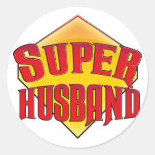 Super Husband Classic Round Sticker