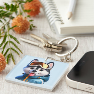 Super Husky Adventurer Key Ring