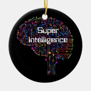 Super Intelligence Technology Ceramic Tree Decoration