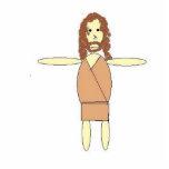Super Jesus Sculpture Standing Photo Sculpture<br><div class="desc">Get your Super Jesus sculpture.  Your beloved Cartoon character from deetfin.com</div>