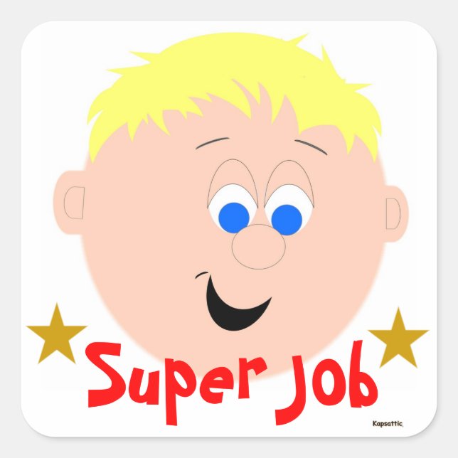 Super Job Sticker (Front)