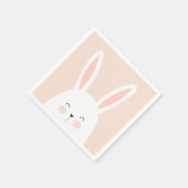 Super Kawaii Cute Easter Bunny. Napkin (Corner)