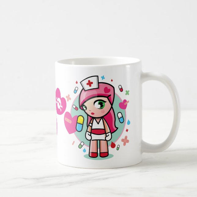 super kawaiii nurse coffee mug (Right)