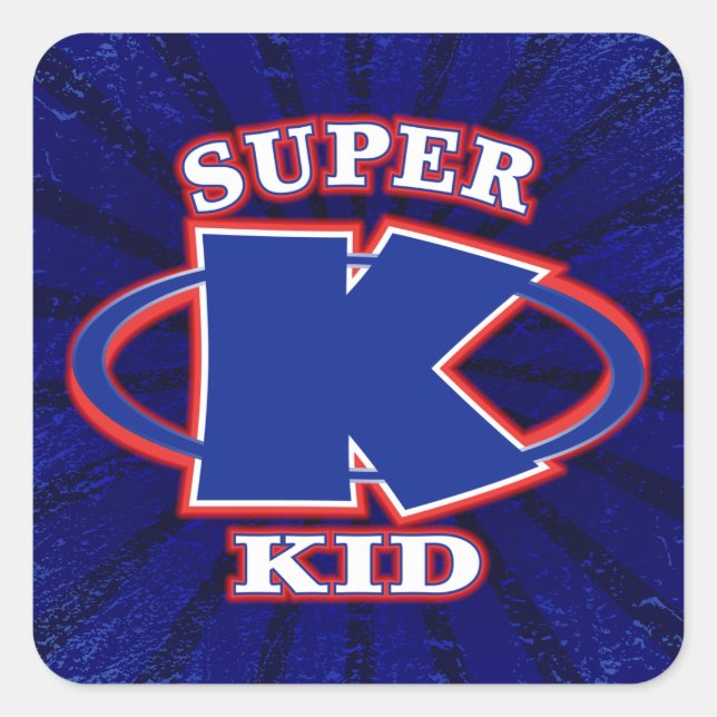 Super Kid Boys Sticker (Front)