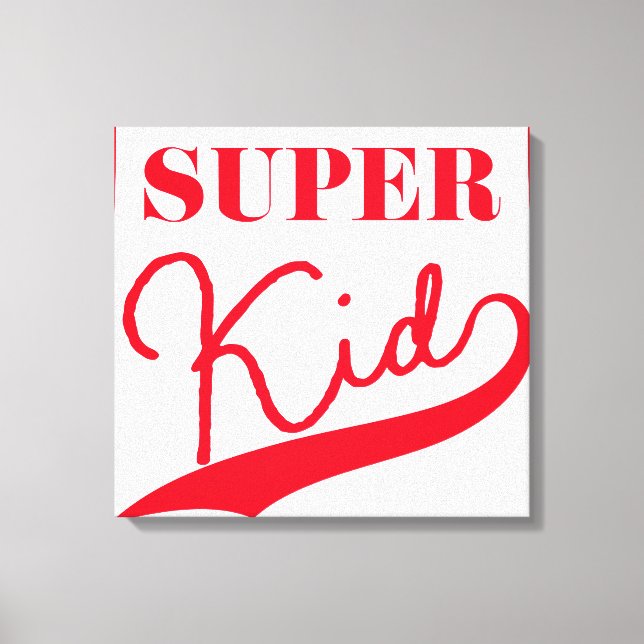 Super Kid Canvas Print (Front)