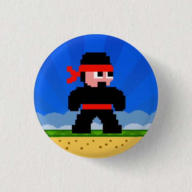 Super Kid Ninja button (Front)