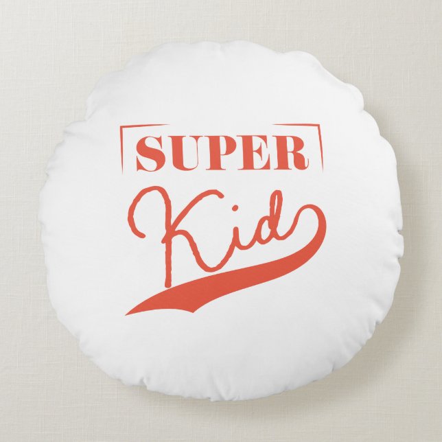Super Kid Round Cushion (Front)