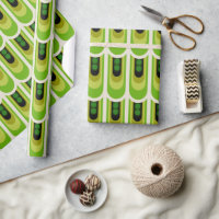 Super Kitsch Mod retro 60s 70s wrapping paper