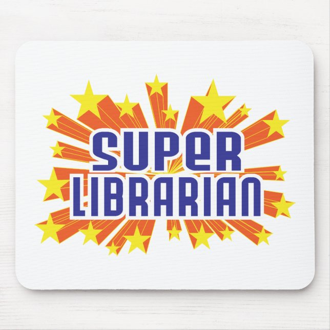 Super Librarian Mouse Mat (Front)