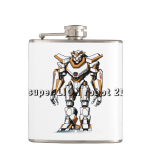  super LION robot 2D  Home & Living > Kitchen & Di Hip Flask
