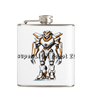  super LION robot 2D  Home & Living > Kitchen & Di Hip Flask