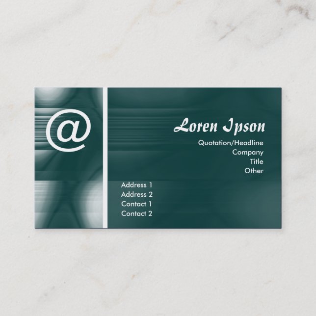 Super Luminal Express - Customised - Customised Business Card (Front)